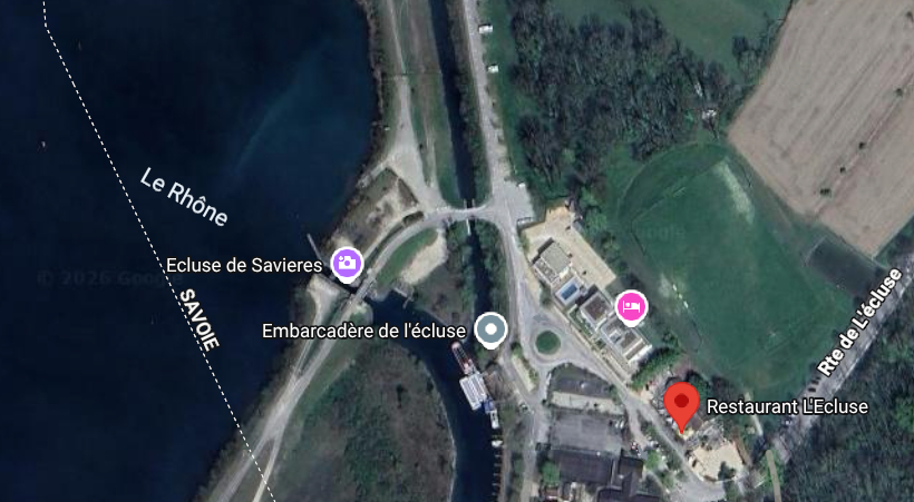 le 13 août - sortie à Chanaz (croisière sur le Rhône, restaurant et visite)