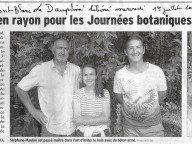 Article dans le Dauphiné Libéré.