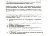 Lettre de la Présidente de l'ARG au Maire des Gets au sujet de la concertation sur le Téléporté
