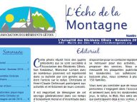 Cliquer sur l'image pour visualiser l'édition complète (20 pages) de l'Echo de la Montagne n°30