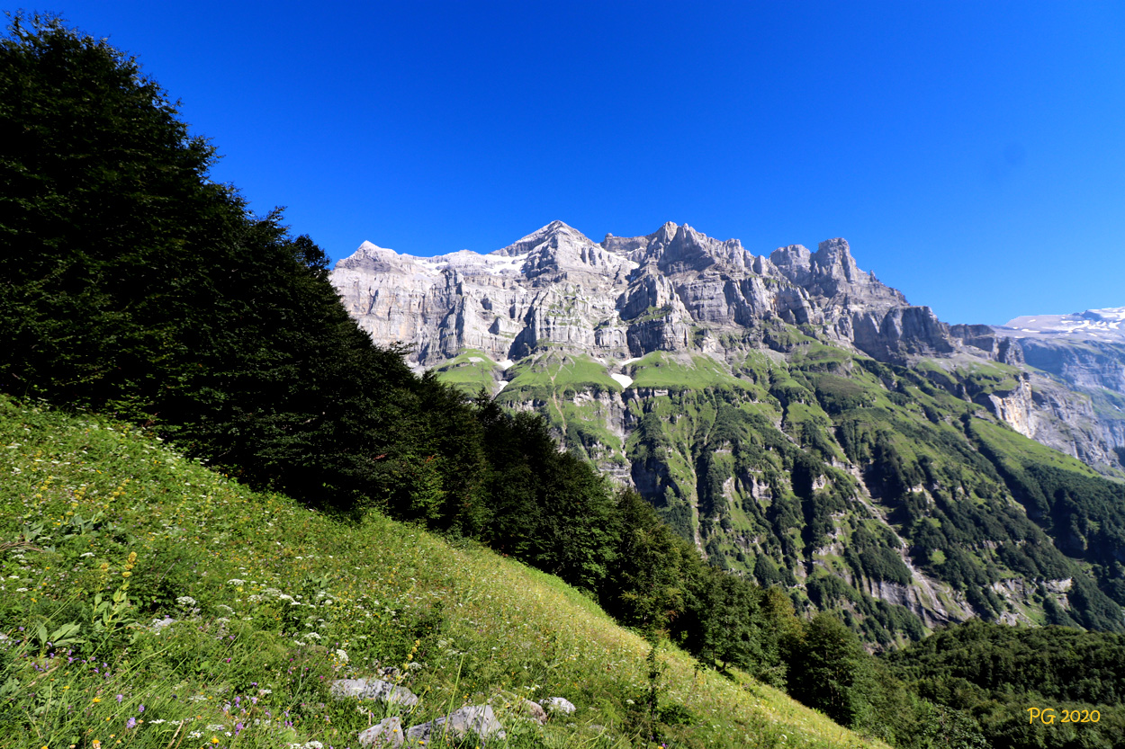 Massif du Tenneverge a la descente